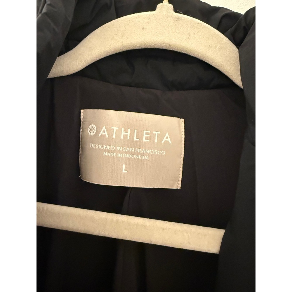 Athleta Evolution Black PrimaLoft Blazer Jacket L… - image 6